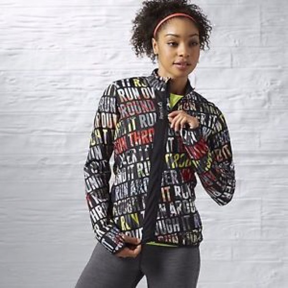Reebok Jackets & Blazers - NWT REEBOK WOMENS Windbreaker jacket retro